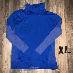 Unisex cowl neck pullover